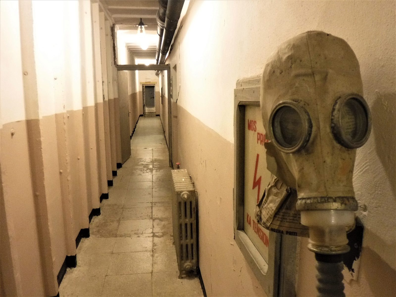 A corridor inside the Bunk’Art museum